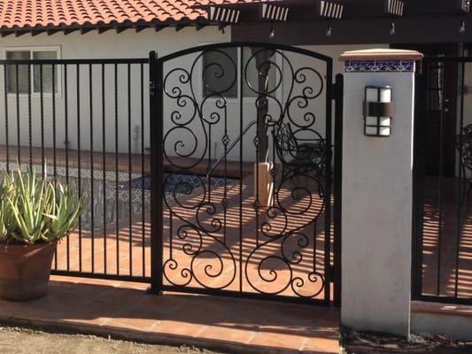 Custom Wrought Iron Gate