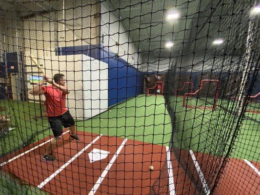 Professional-grade batting cages for players of all ages and skill levels.