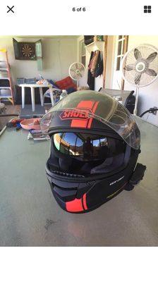 $700 helmet $500 Bluetooth, unused. Couldn't sell for $400 total. A $1200 value.