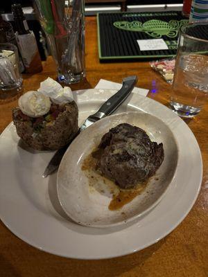 Kick ass Rib Cap Steak, by far best steak in Idaho Falls. Get there early as they only have a few each day, typically gone by 5pm