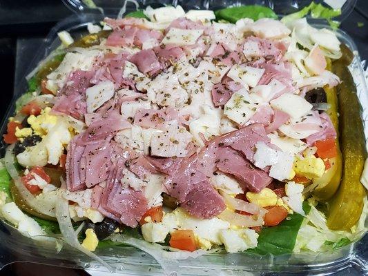 Fully loaded Chef Salad. THIS is the way! It's so good I had to post an encore photo. Keep doing you Sub Station II! GOAT!