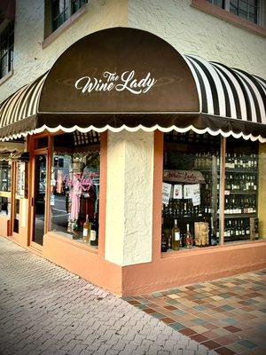 The Wine Lady, Cocoa Village's premier wine bar.