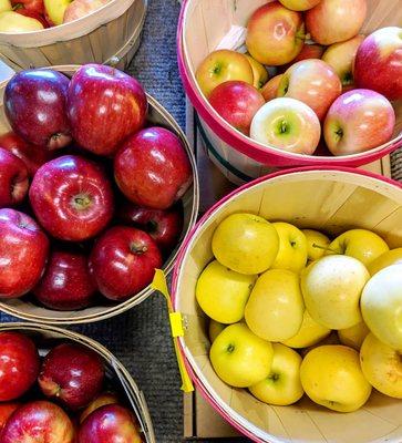 Locally grown apples