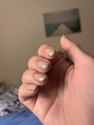 Chipped nails after 9 days