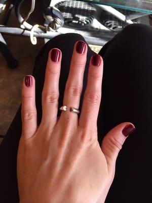 Shellac mani