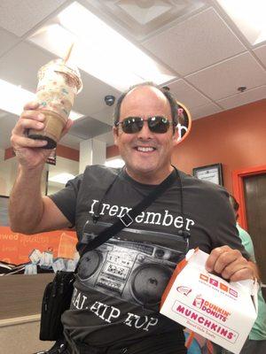 Take a selfie with your Dunkin'