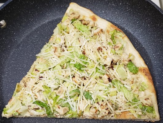 Grilled Chicken Caesar slice: not bad, dressing could have been a bit more flavorful.