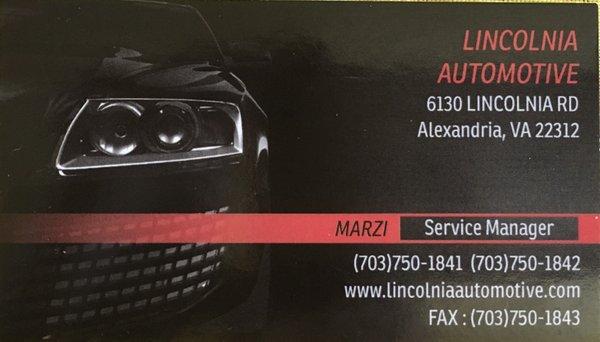 Marzi's Biz Card