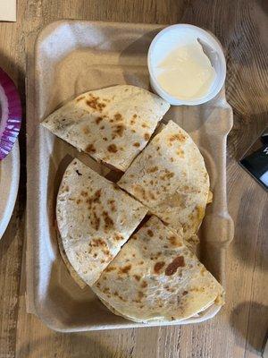 Chicken quesadilla