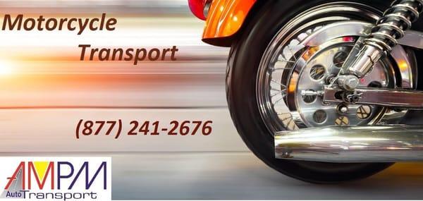 The motorcycle transport services at AM PM are convenient and affordable... Contact us right now, and we will do our best for you!