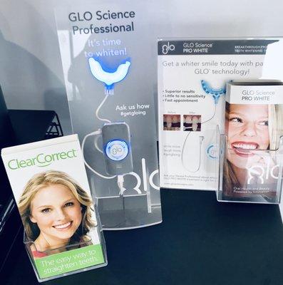 Offering GLO system & ClearCorrect aligners!