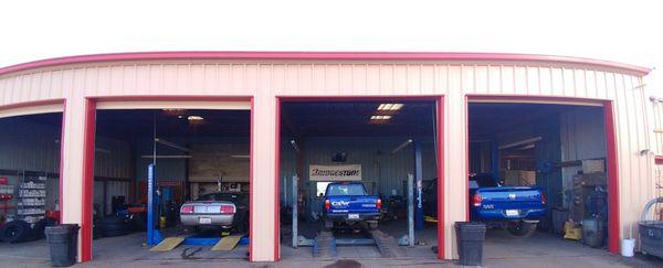 Alignments, brakes, shocks & struts, A/C, oil changes, we can do it all!