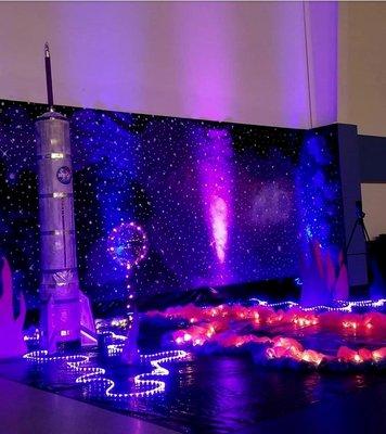 Galaxy-themed banquet