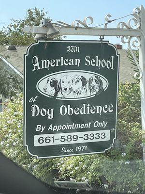 American School Of Dog Obedience