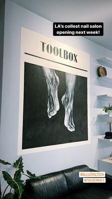 Toolbox wall art