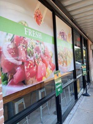 Store front poke bowl