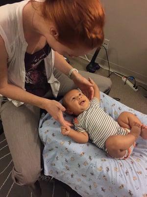 Gentle pediatric cranial sacral therapy and chiropractic care