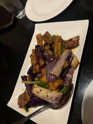 Eggplant with Mala Chili Sauce