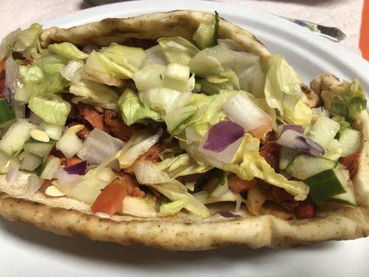 Chicken Gyro (no sauces by request!!!)