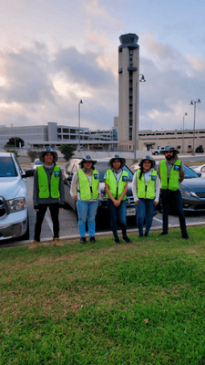 We did the Landscaping at the San Antonio International Airport!