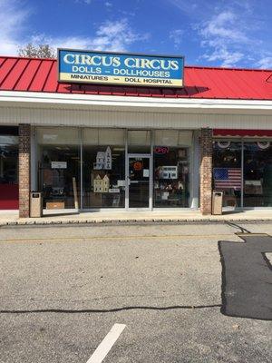 Located in a strip mall on a major highway in New Jersey.