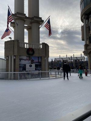 Ice Skating at The Washington Harbor.