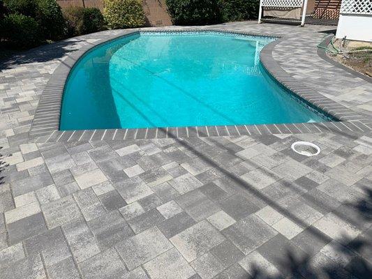 New Pavers around Pool