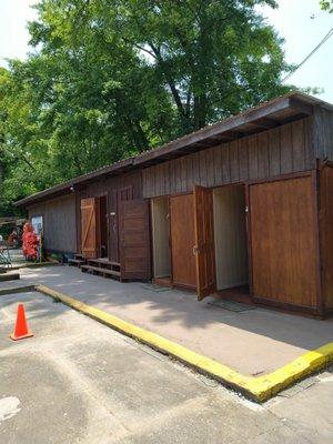 Changing rooms and restrooms