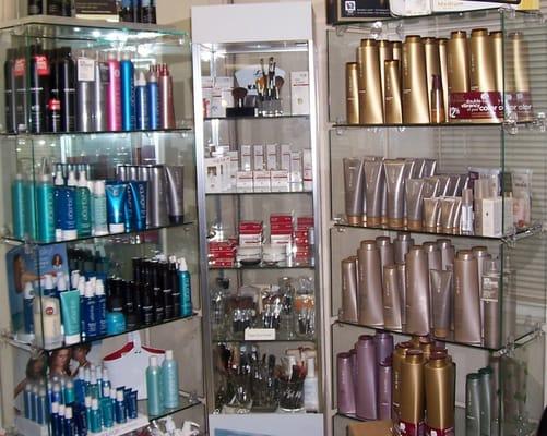 Beauty supply area of Irish Eyes Beauty