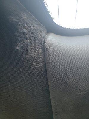 Some of the fingerprints and boot prints on the interior.