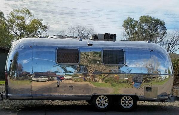 Vintage Airstream wheels! Weird size... no problem!