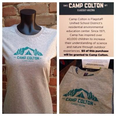 $5 to Camp Colton for every tee sold.