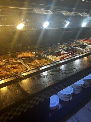 Buffet area