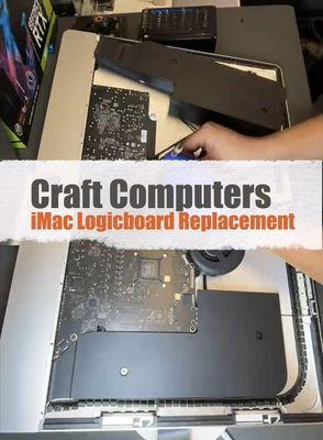 27" iMAC LOGIC BOARD REPLACEMENT COMPLETED THE SAME DAY.