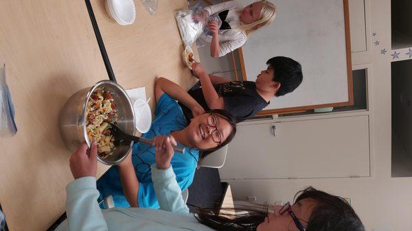 Afterschool program- Pizza Pasta Salad