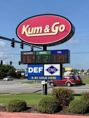 09.06.20  that's $1.92 unleaded... better than sky-high gas prices in California