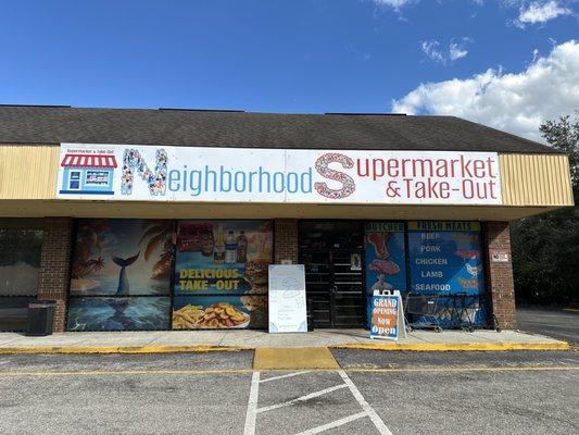 Neighborhood Supermarket and Take Out now open