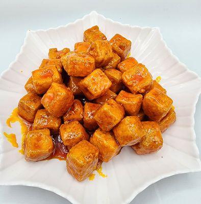 orange tofu