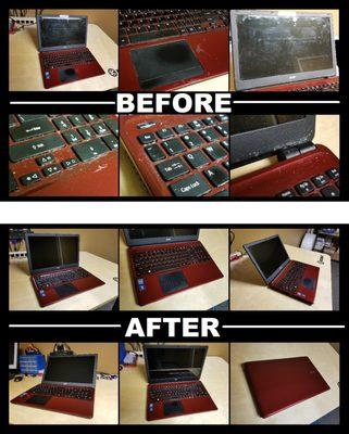 With our professional clean and dust service, we clean the screen, keyboard, ports, vents, etc. Your computer will run cooler and look good!