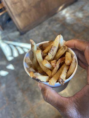 Seasoned fries.