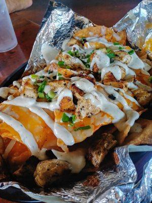 Grilled Chicken Nachos