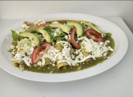 Enchiladas Verdes