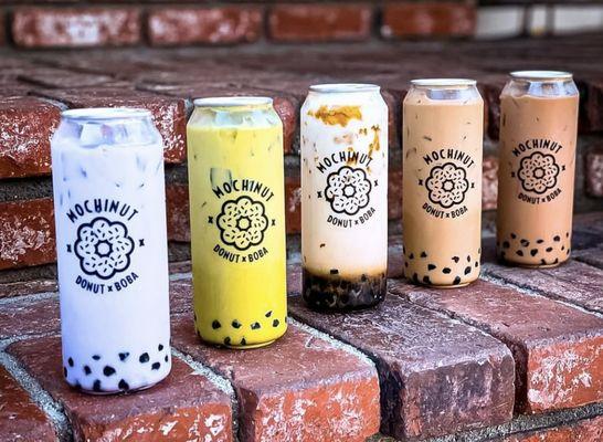 Try one of our 6 varieties of Boba (bubble tea). They come canned ready for consumption!