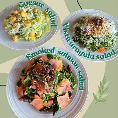 Try our three kinds of salad