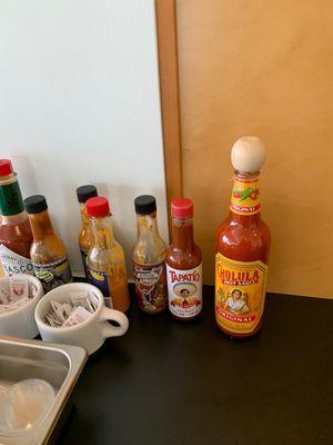 Hot sauce collection