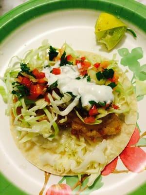 Ensenada "Baja style" Fish tacos... Made from scratch