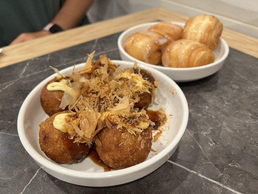 Takoyaki, Fried Buns with Condensed Milk