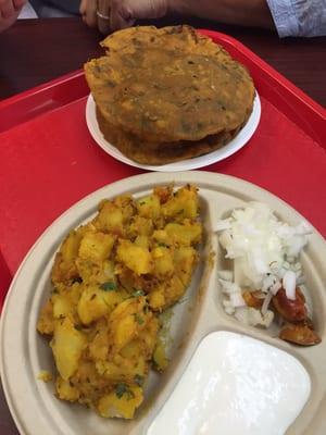 Masala poori bhaji. So good!