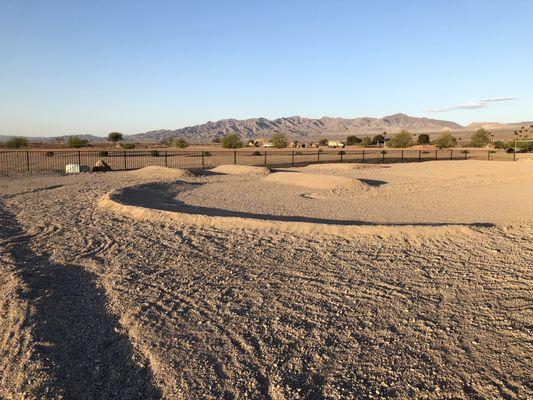 Another shot of the radio control track.