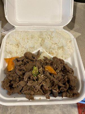 Beef bulgogi